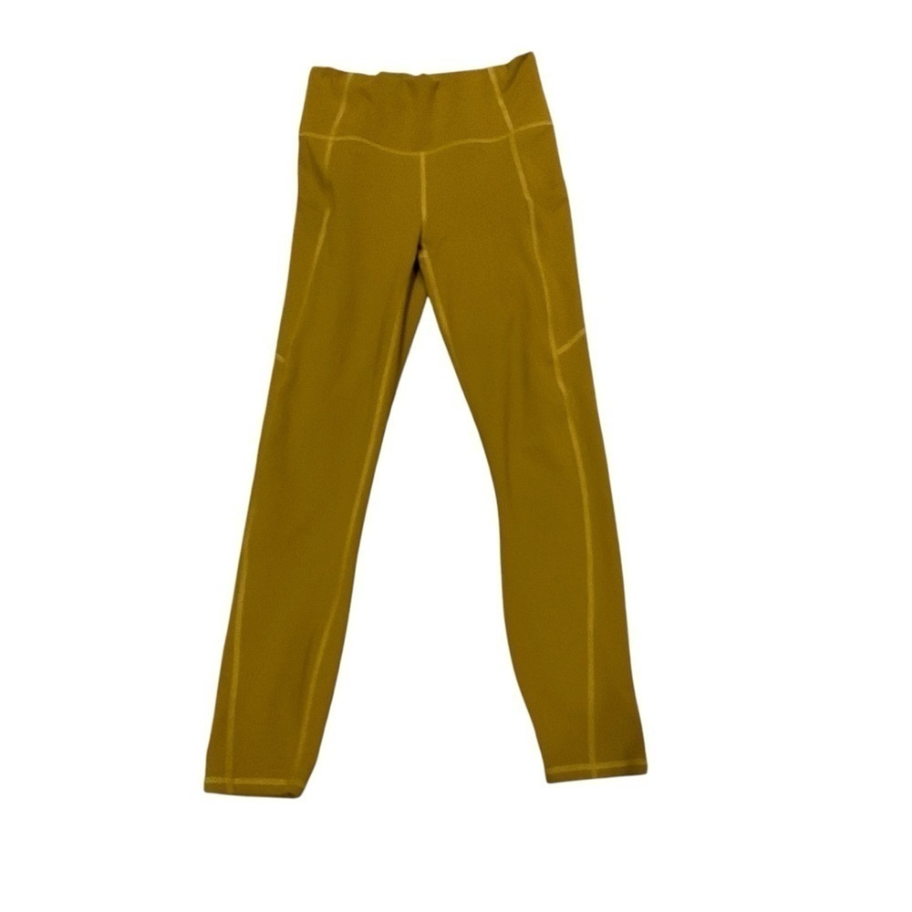 Pure Luxe by Fabletics Mustard Yellow Leggings